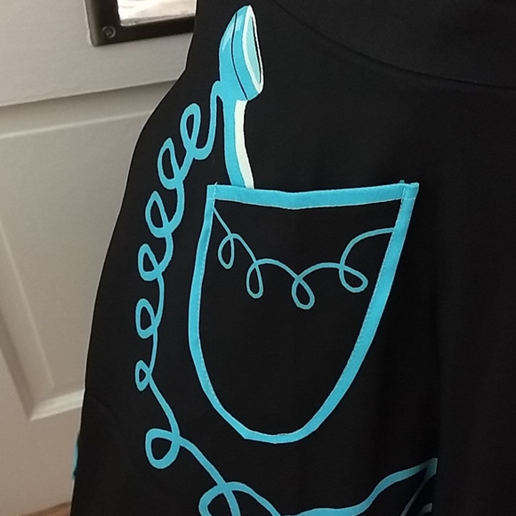 Kissing Charlie Retro Telephone Swing Skirt XXL - Picture 2 of 6